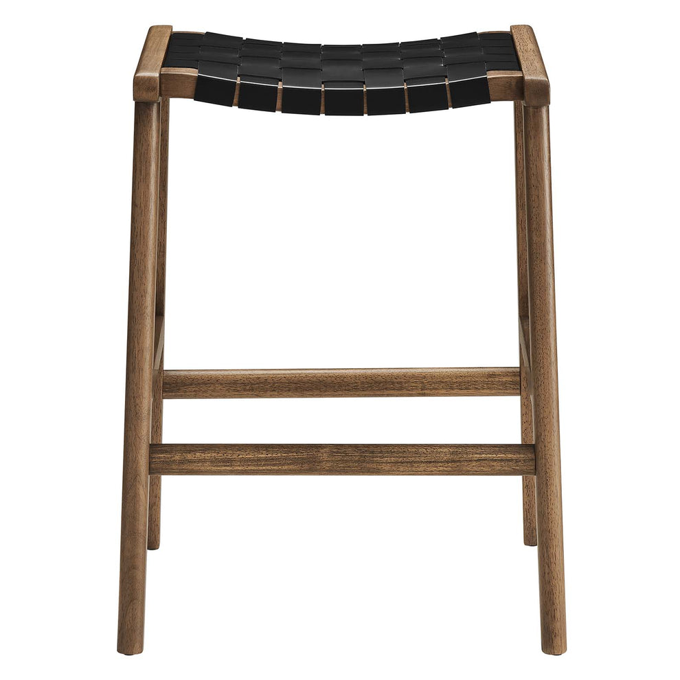 Saoirse Faux Leather Wood Counter Stool - Set of 2 By Modway - EEI-6547 | Counter Stools | Modishstore - 14