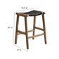 Saoirse Faux Leather Wood Counter Stool - Set of 2 By Modway - EEI-6547 | Counter Stools | Modishstore - 18