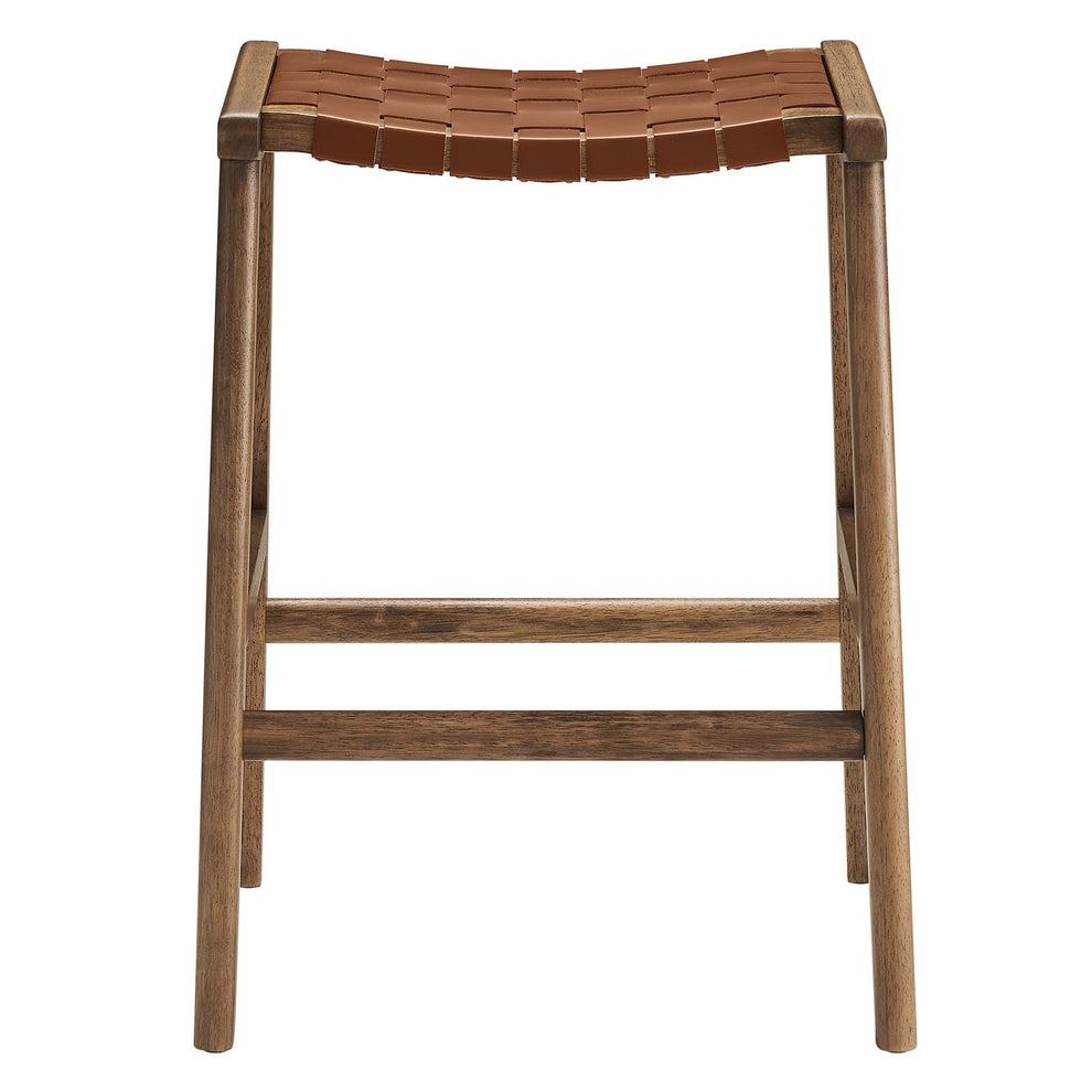 Saoirse Faux Leather Wood Counter Stool - Set of 2 By Modway - EEI-6547 | Counter Stools | Modishstore - 23