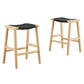 Saoirse Woven Rope Wood Counter Stool - Set of 2 By Modway - EEI-6548 | Counter Stools | Modway - 2