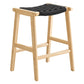 Saoirse Woven Rope Wood Counter Stool - Set of 2 By Modway - EEI-6548 | Counter Stools | Modway - 3