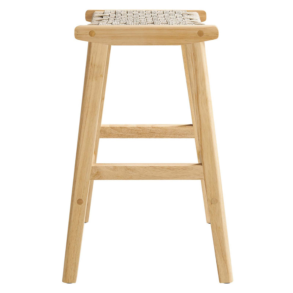 Saoirse Woven Rope Wood Counter Stool - Set of 2 By Modway - EEI-6548 | Counter Stools | Modishstore - 13