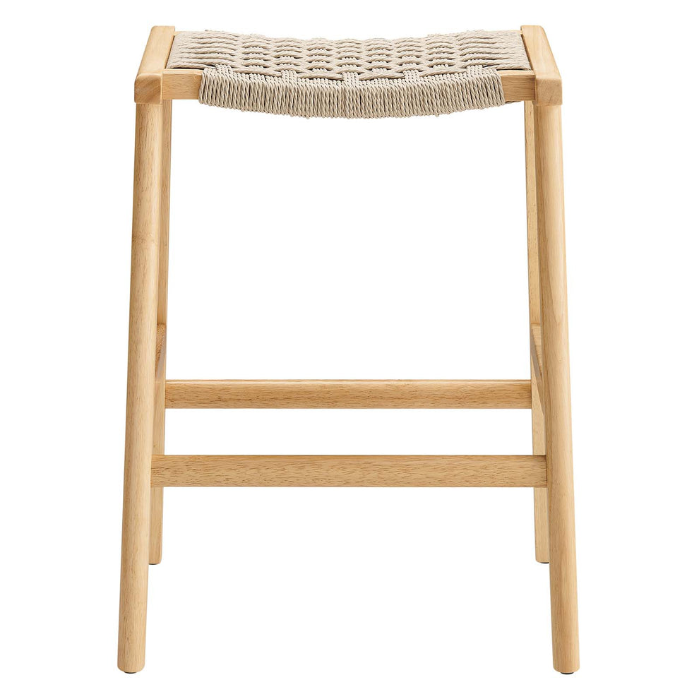 Saoirse Woven Rope Wood Counter Stool - Set of 2 By Modway - EEI-6548 | Counter Stools | Modishstore - 14