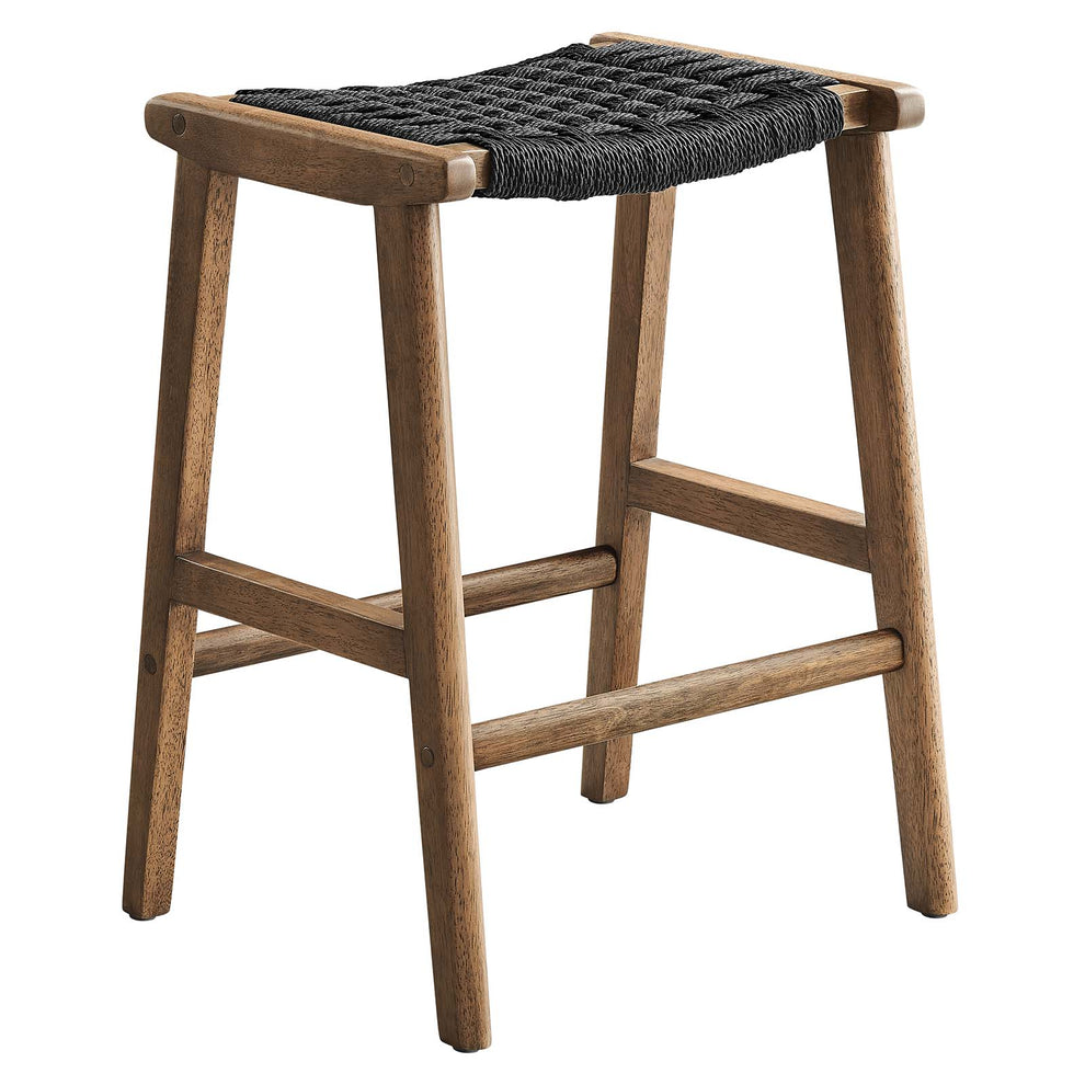 Saoirse Woven Rope Wood Counter Stool - Set of 2 By Modway - EEI-6548 | Counter Stools | Modishstore - 21