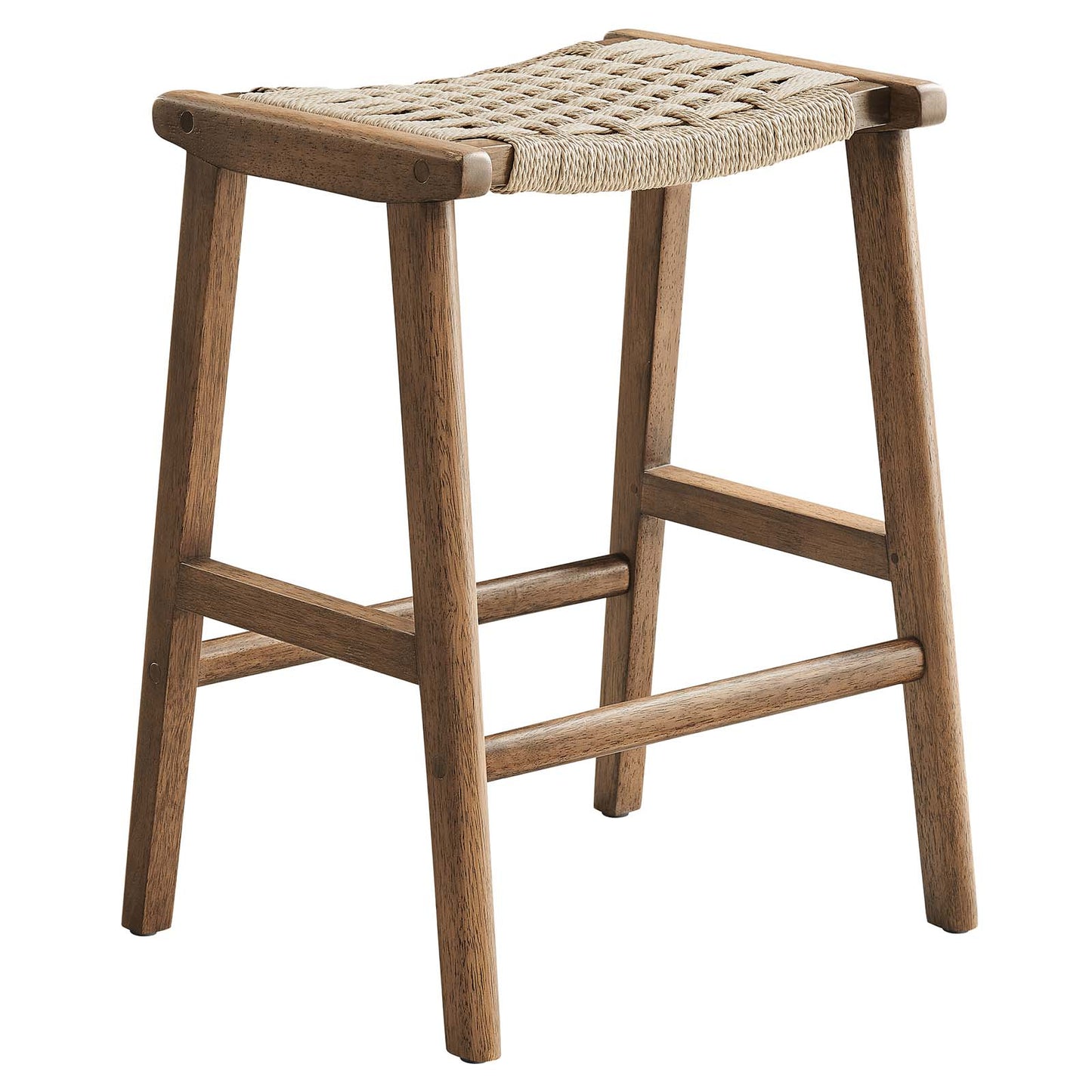 Saoirse Woven Rope Wood Counter Stool - Set of 2 By Modway - EEI-6548 | Counter Stools | Modway - 30