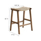 Saoirse Woven Rope Wood Counter Stool - Set of 2 By Modway - EEI-6548 | Counter Stools | Modway - 36