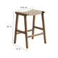 Saoirse Woven Rope Wood Counter Stool - Set of 2 By Modway - EEI-6548 | Counter Stools | Modishstore - 36