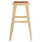 Saoirse Faux Leather Wood Bar Stool - Set of 2 By Modway - EEI-6549 | Bar Stools | Modishstore - 4