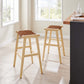 Saoirse Faux Leather Wood Bar Stool - Set of 2 By Modway - EEI-6549 | Bar Stools | Modway - 7