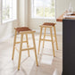 Saoirse Faux Leather Wood Bar Stool - Set of 2 By Modway - EEI-6549 | Bar Stools | Modishstore - 7