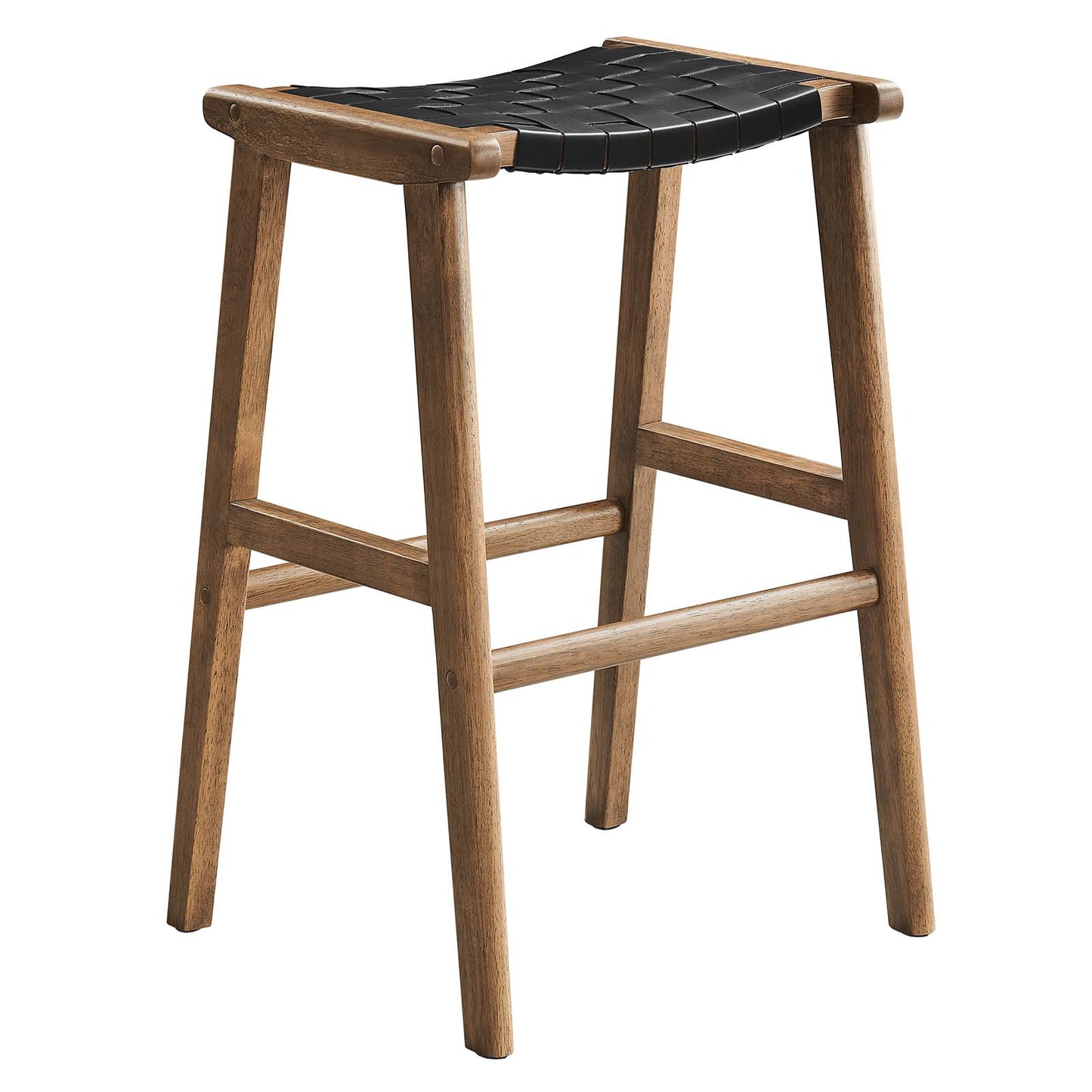 Saoirse Faux Leather Wood Bar Stool - Set of 2 By Modway - EEI-6549 | Bar Stools | Modway - 12