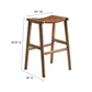 Saoirse Faux Leather Wood Bar Stool - Set of 2 By Modway - EEI-6549 | Bar Stools | Modishstore - 27