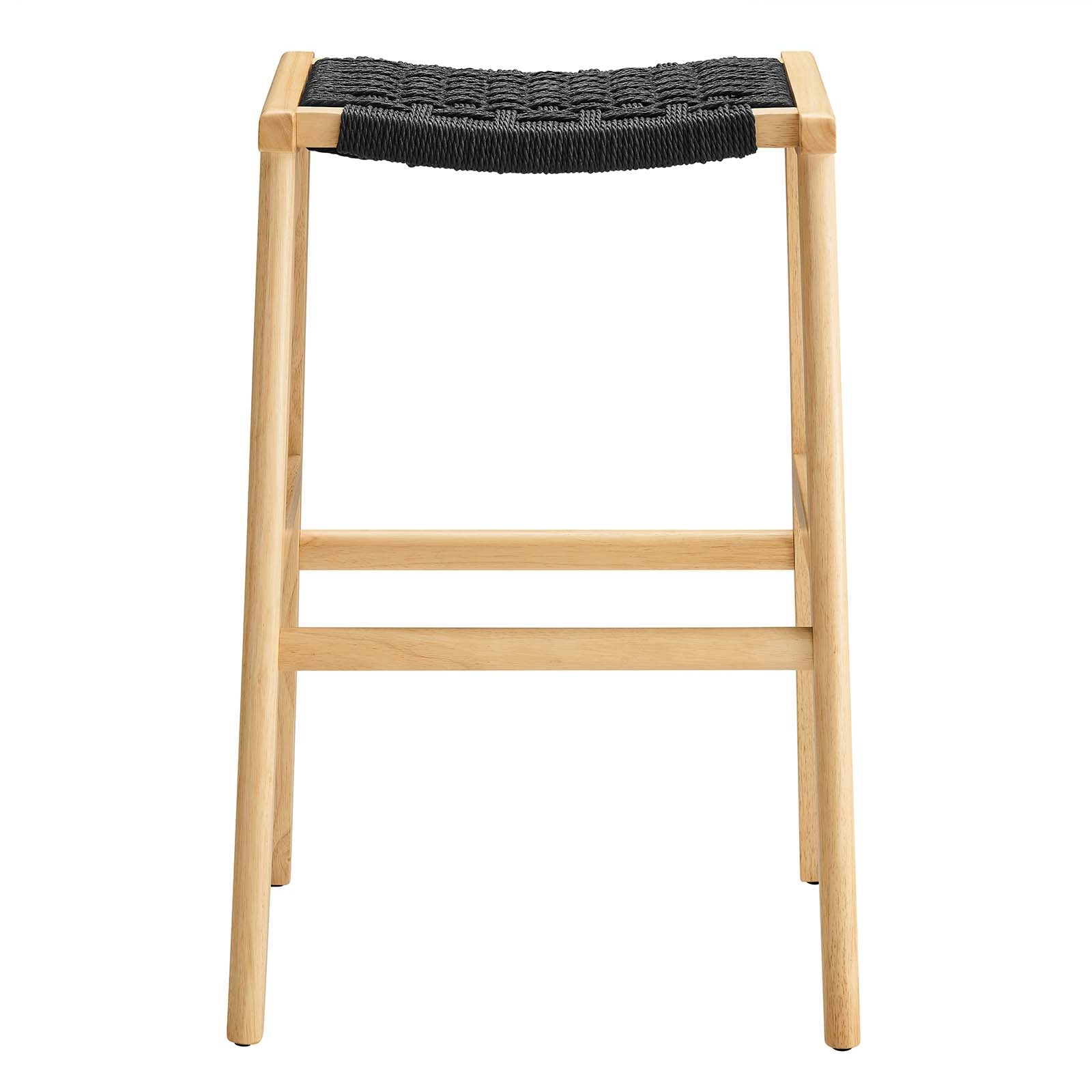 Saoirse Woven Rope Wood Bar Stool - Set of 2 By Modway - EEI-6550 | Bar Stools | Modway - 5