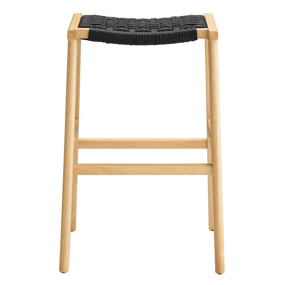 Saoirse Woven Rope Wood Bar Stool - Set of 2 By Modway - EEI-6550 | Bar Stools | Modishstore - 5