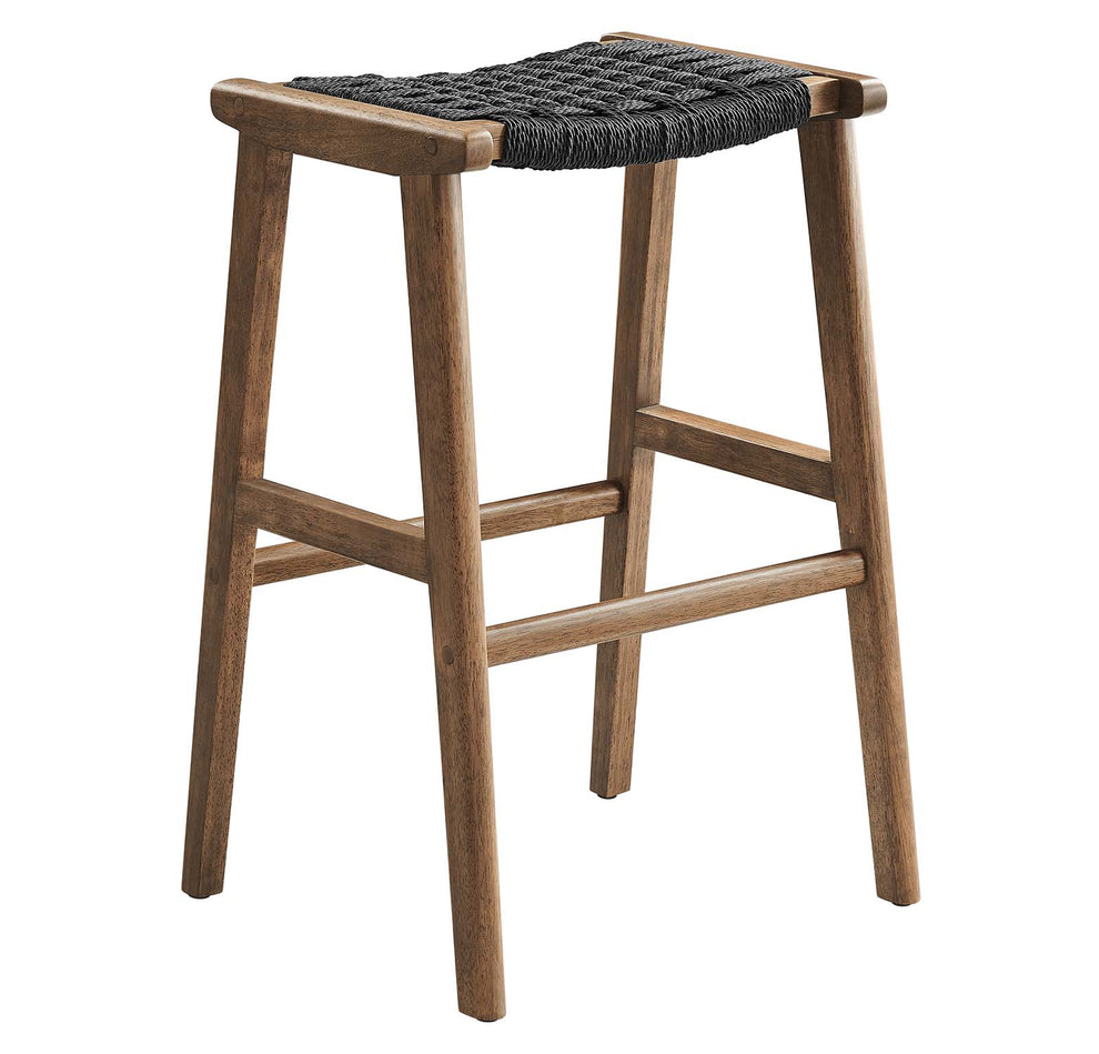 Saoirse Woven Rope Wood Bar Stool - Set of 2 By Modway - EEI-6550 | Bar Stools | Modishstore - 21