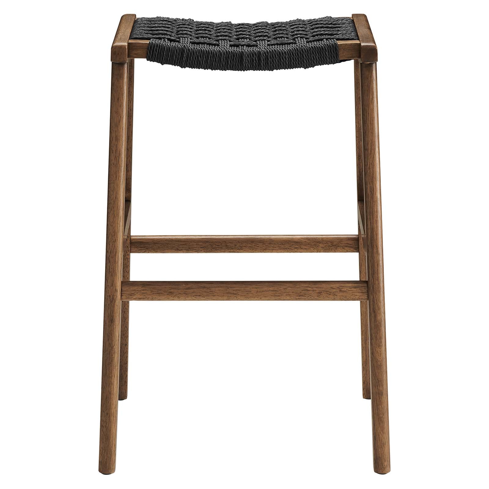 Saoirse Woven Rope Wood Bar Stool - Set of 2 By Modway - EEI-6550 | Bar Stools | Modway - 23