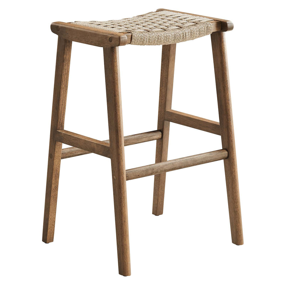Saoirse Woven Rope Wood Bar Stool - Set of 2 By Modway - EEI-6550 | Bar Stools | Modishstore - 30