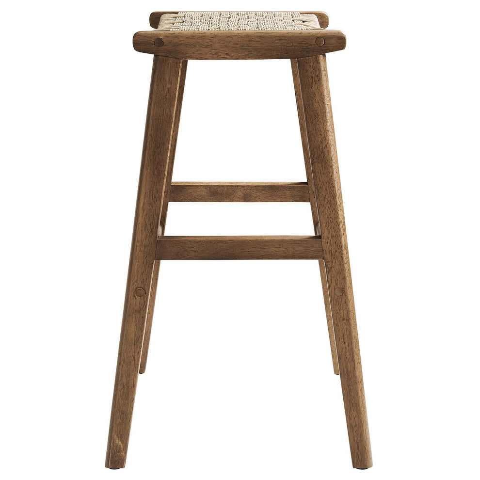 Saoirse Woven Rope Wood Bar Stool - Set of 2 By Modway - EEI-6550 | Bar Stools | Modishstore - 31