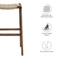 Saoirse Woven Rope Wood Bar Stool - Set of 2 By Modway - EEI-6550 | Bar Stools | Modway - 35