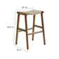 Saoirse Woven Rope Wood Bar Stool - Set of 2 By Modway - EEI-6550 | Bar Stools | Modway - 36