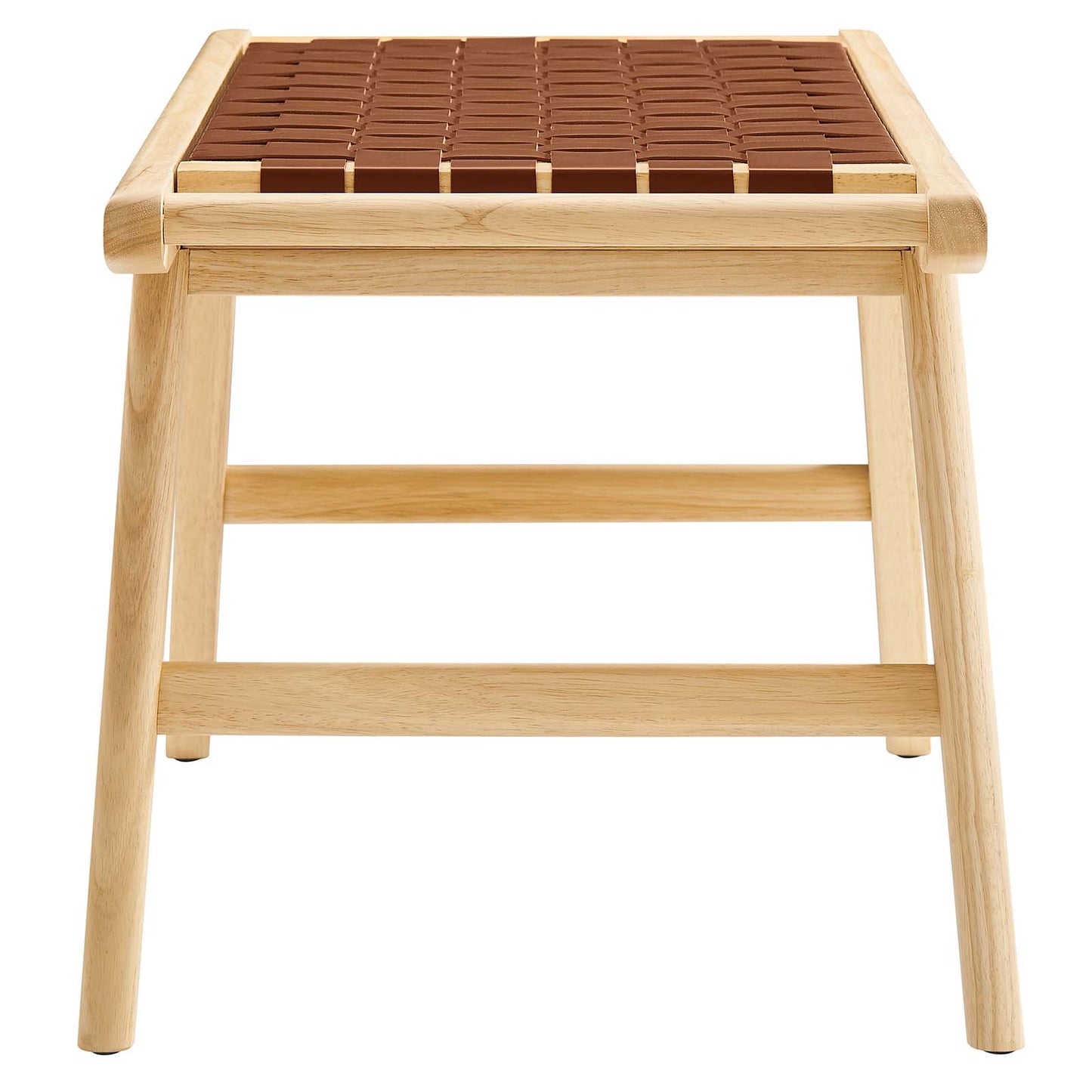 Saoirse 47" Faux Leather Wood Bench By Modway - EEI-6551 | Benches | Modishstore - 3