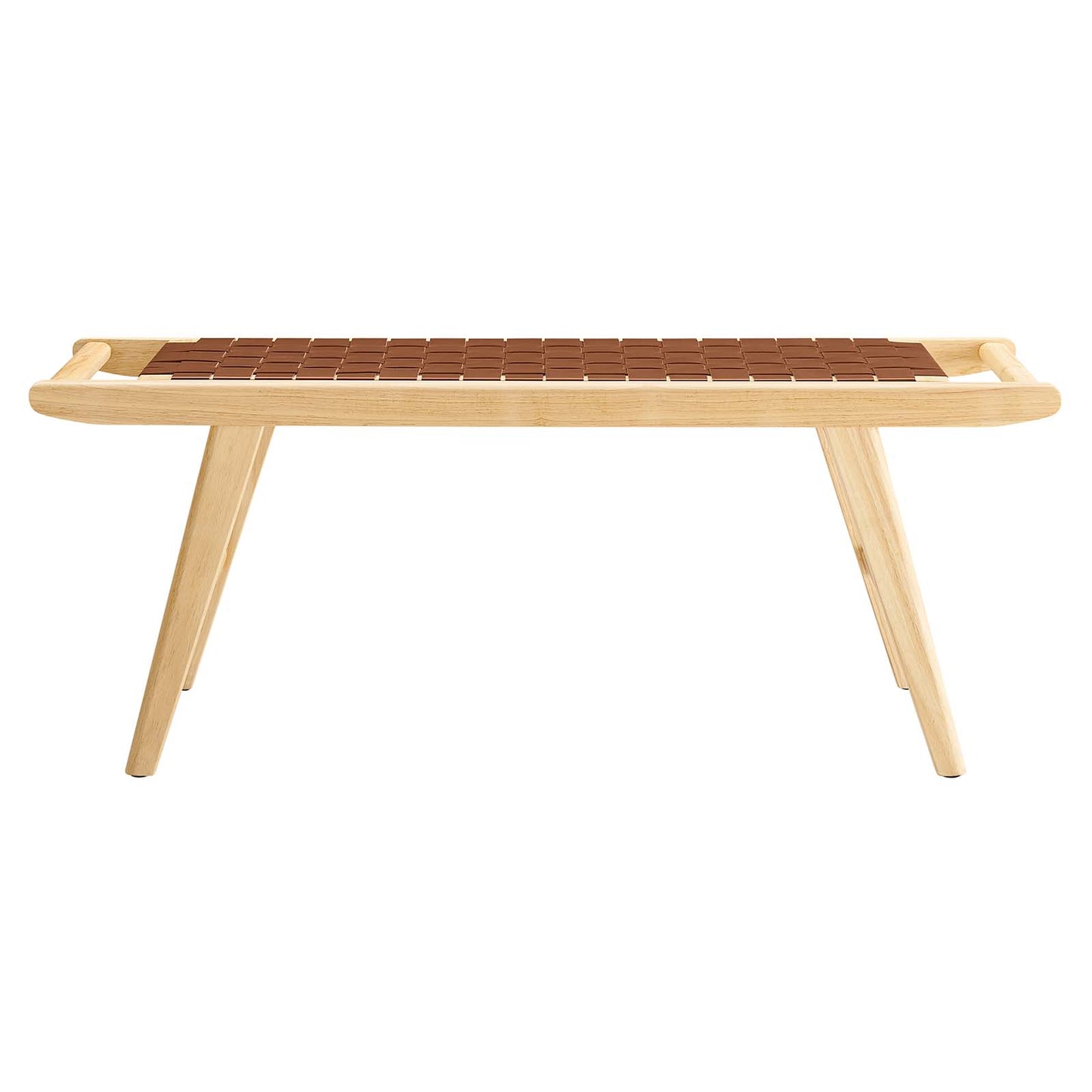 Saoirse 47" Faux Leather Wood Bench By Modway - EEI-6551 | Benches | Modishstore - 4