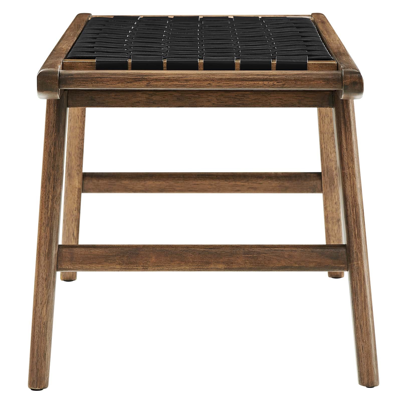 Saoirse 47" Faux Leather Wood Bench By Modway - EEI-6551 | Benches | Modishstore - 10