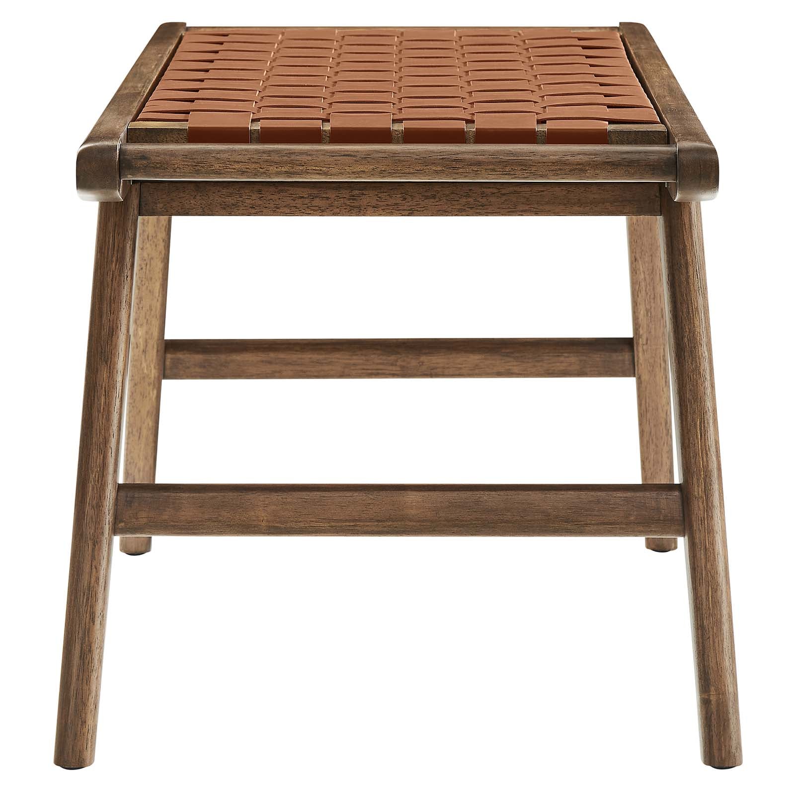 Saoirse 47" Faux Leather Wood Bench By Modway - EEI-6551 | Benches | Modishstore - 18