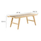 Saoirse 47" Wove Rope Wood Bench By Modway - EEI-6552 | Benches | Modway - 14