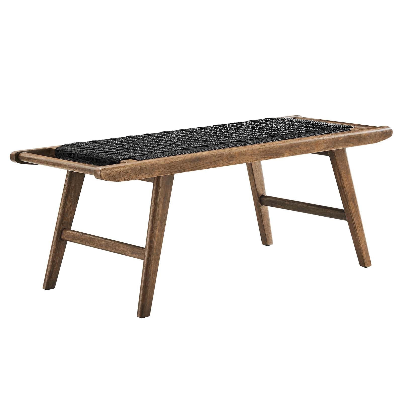 Saoirse 47" Wove Rope Wood Bench By Modway - EEI-6552 | Benches | Modway - 17