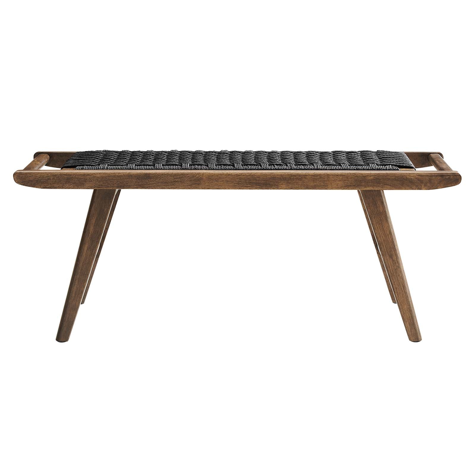Saoirse 47" Wove Rope Wood Bench By Modway - EEI-6552 | Benches | Modway - 19