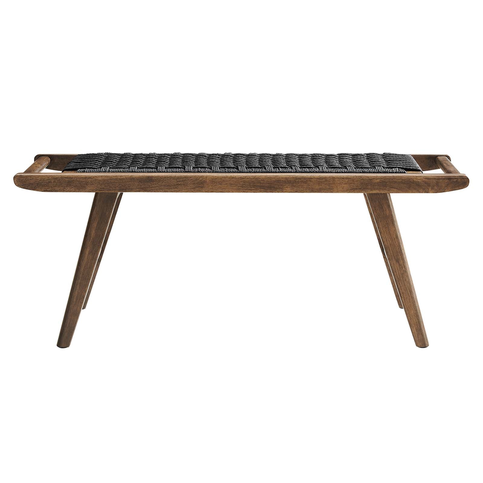 Saoirse 47" Wove Rope Wood Bench By Modway - EEI-6552 | Benches | Modishstore - 19
