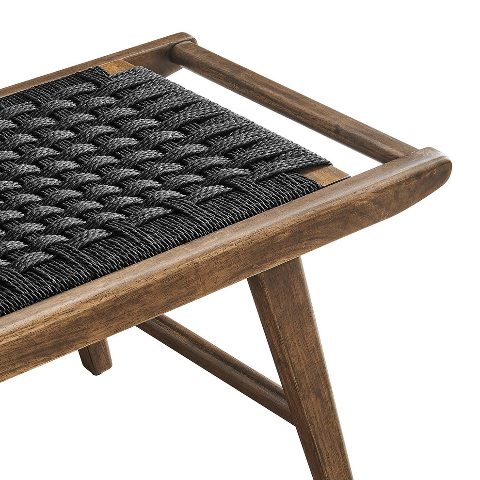 Saoirse 47" Wove Rope Wood Bench By Modway - EEI-6552 | Benches | Modishstore - 20