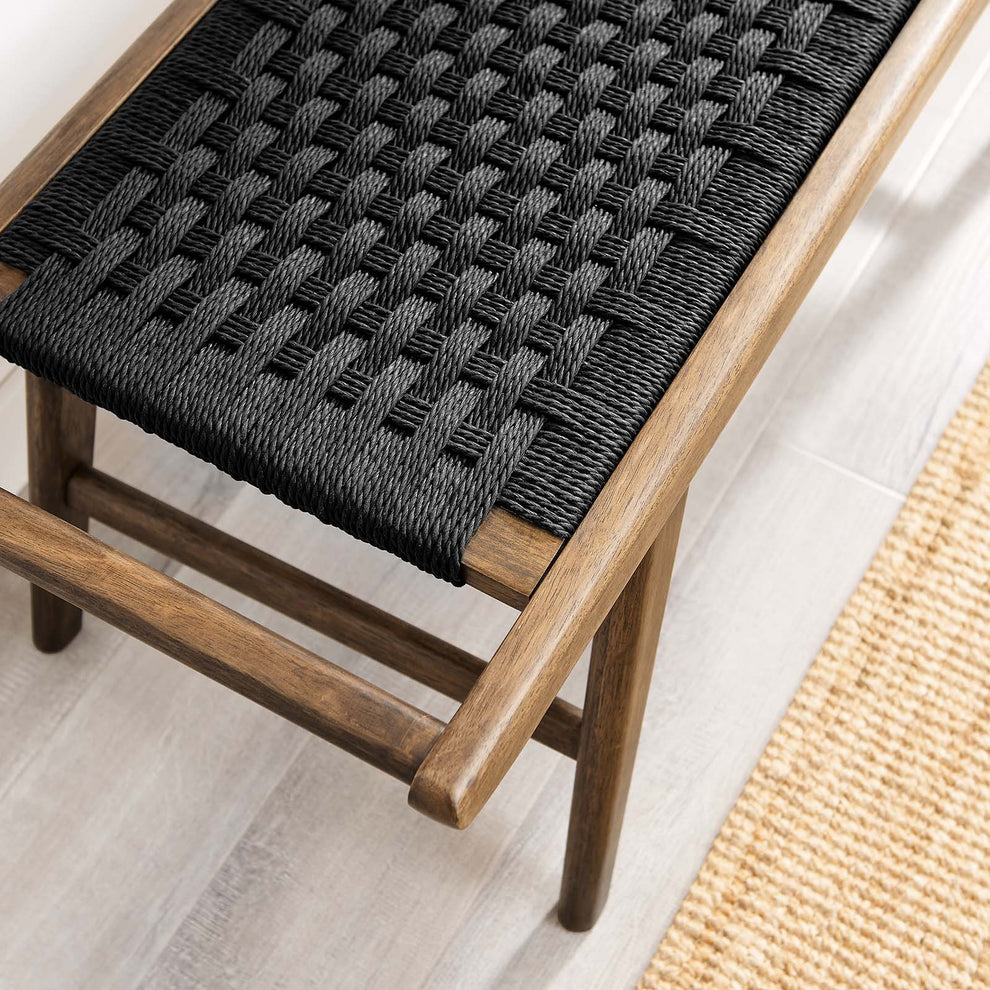Saoirse 47" Wove Rope Wood Bench By Modway - EEI-6552 | Benches | Modishstore - 23
