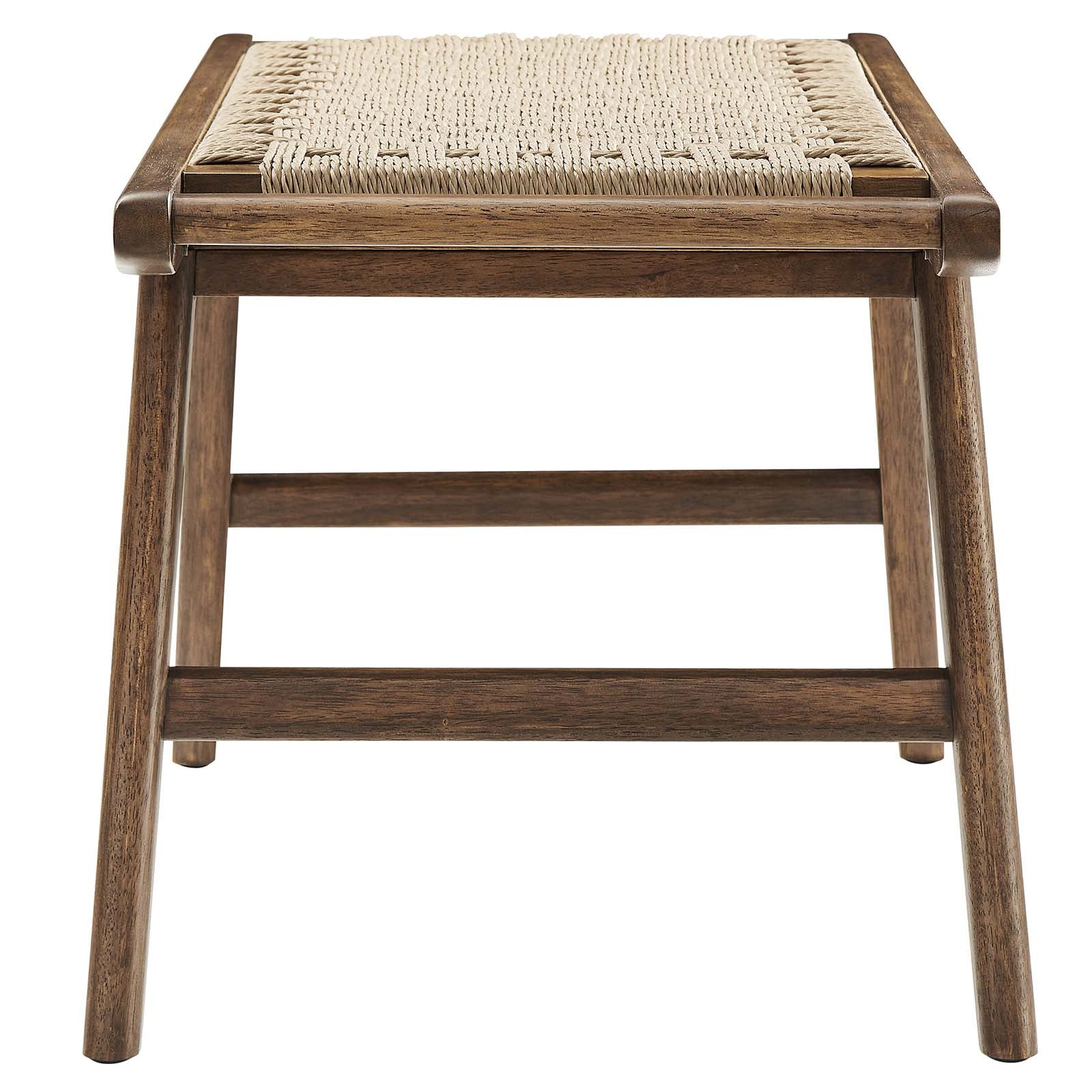 Saoirse 47" Wove Rope Wood Bench By Modway - EEI-6552 | Benches | Modishstore - 26