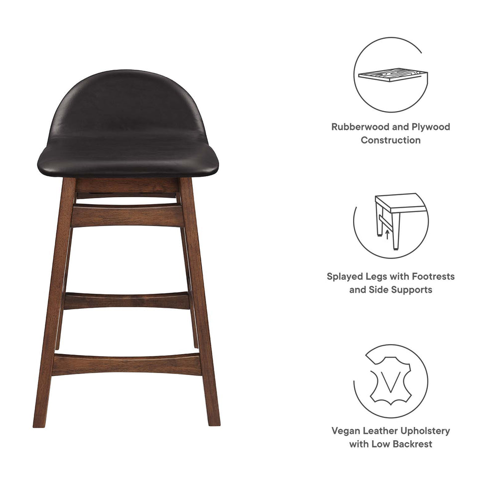 Juno Wood Counter Stool - Set of 2 By Modway - EEI-6556 | Counter Stools | Modishstore - 7