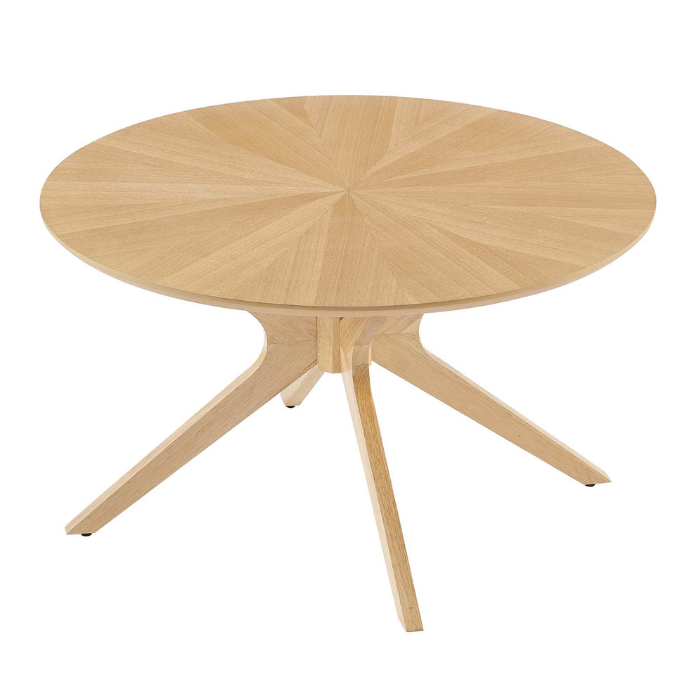 Crossroads Round Wood Coffee Table By Modway - EEI-6557 | Coffee Tables | Modishstore - 4