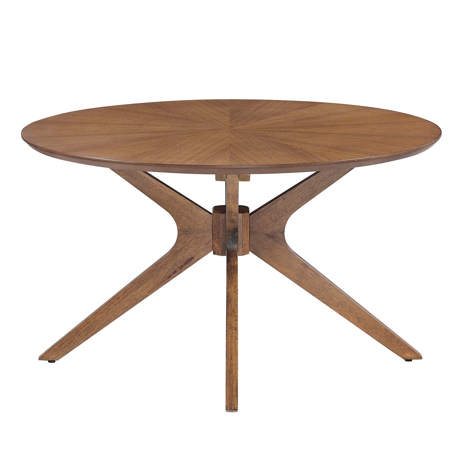 Crossroads Round Wood Coffee Table By Modway - EEI-6557 | Coffee Tables | Modishstore - 10