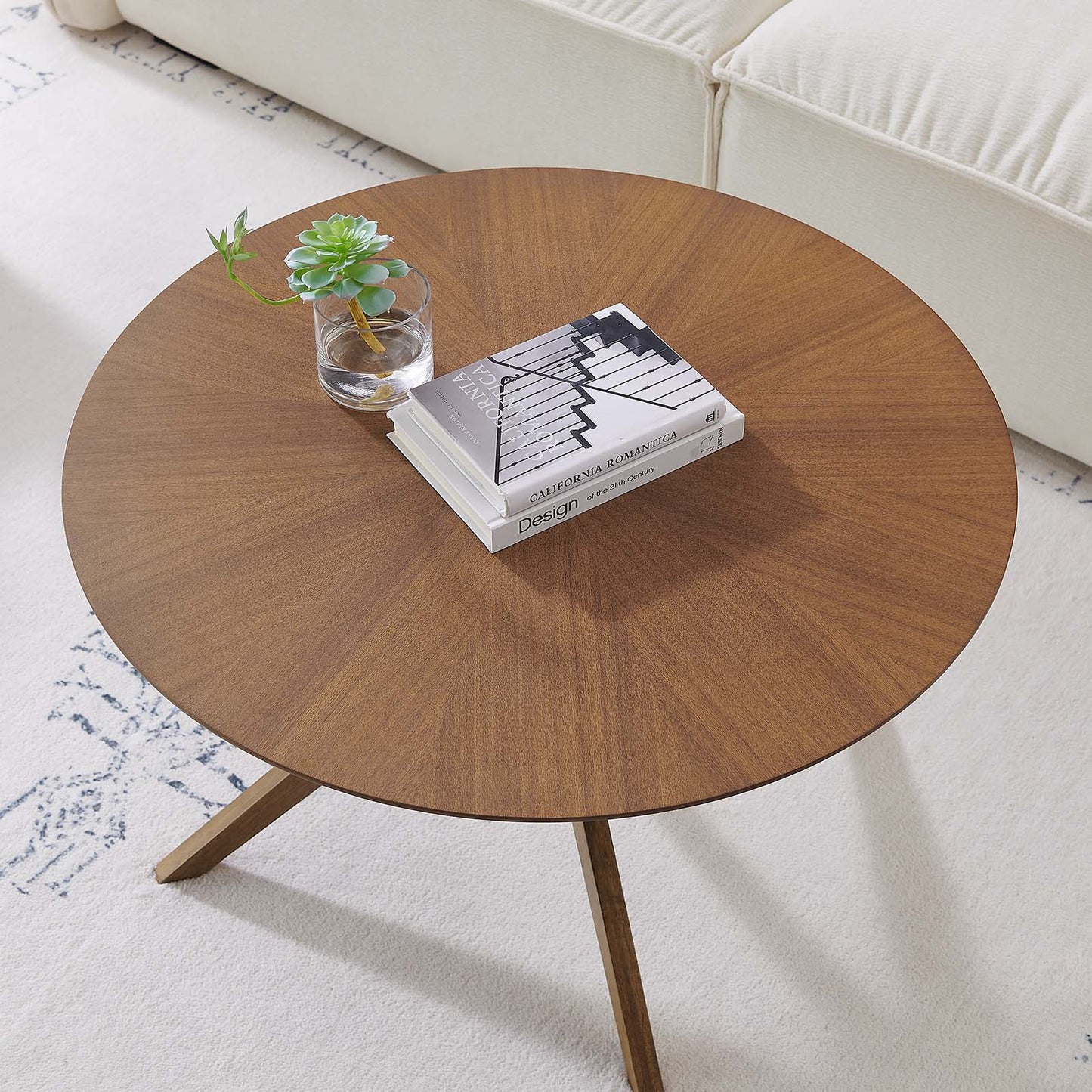 Crossroads Round Wood Coffee Table By Modway - EEI-6557 | Coffee Tables | Modishstore - 16