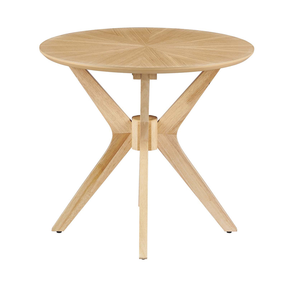 Crossroads 24” Round Wood Side Table By Modway - EEI-6558 | Side Tables | Modishstore - 3