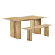 Amistad 72" Wood Dining Table and Bench Set By Modway - EEI-6559 | Dining Sets | Modishstore - 2