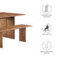 Amistad 72" Wood Dining Table and Bench Set By Modway - EEI-6559 | Dining Sets | Modishstore - 9