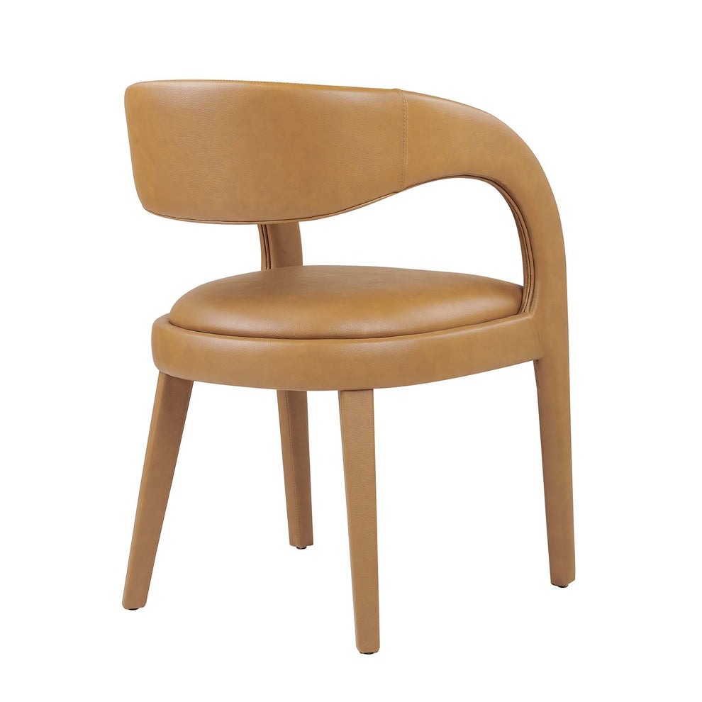 Pinnacle Vegan Leather Dining Chair Set of Two By Modway - EEI-6561 | Dining Chairs | Modishstore - 13