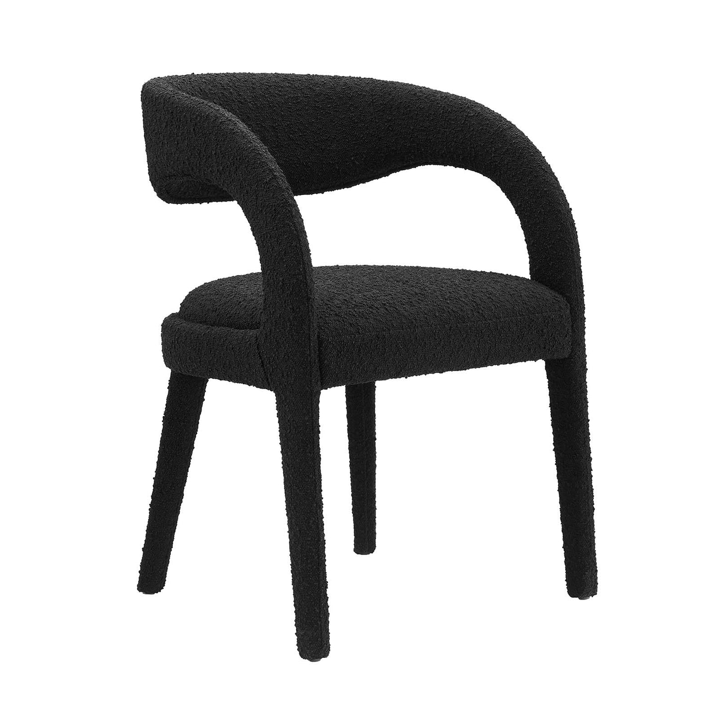 Pinnacle Boucle Upholstered Dining Chair Set of Two By Modway - EEI-6562 | Dining Chairs | Modway - 7