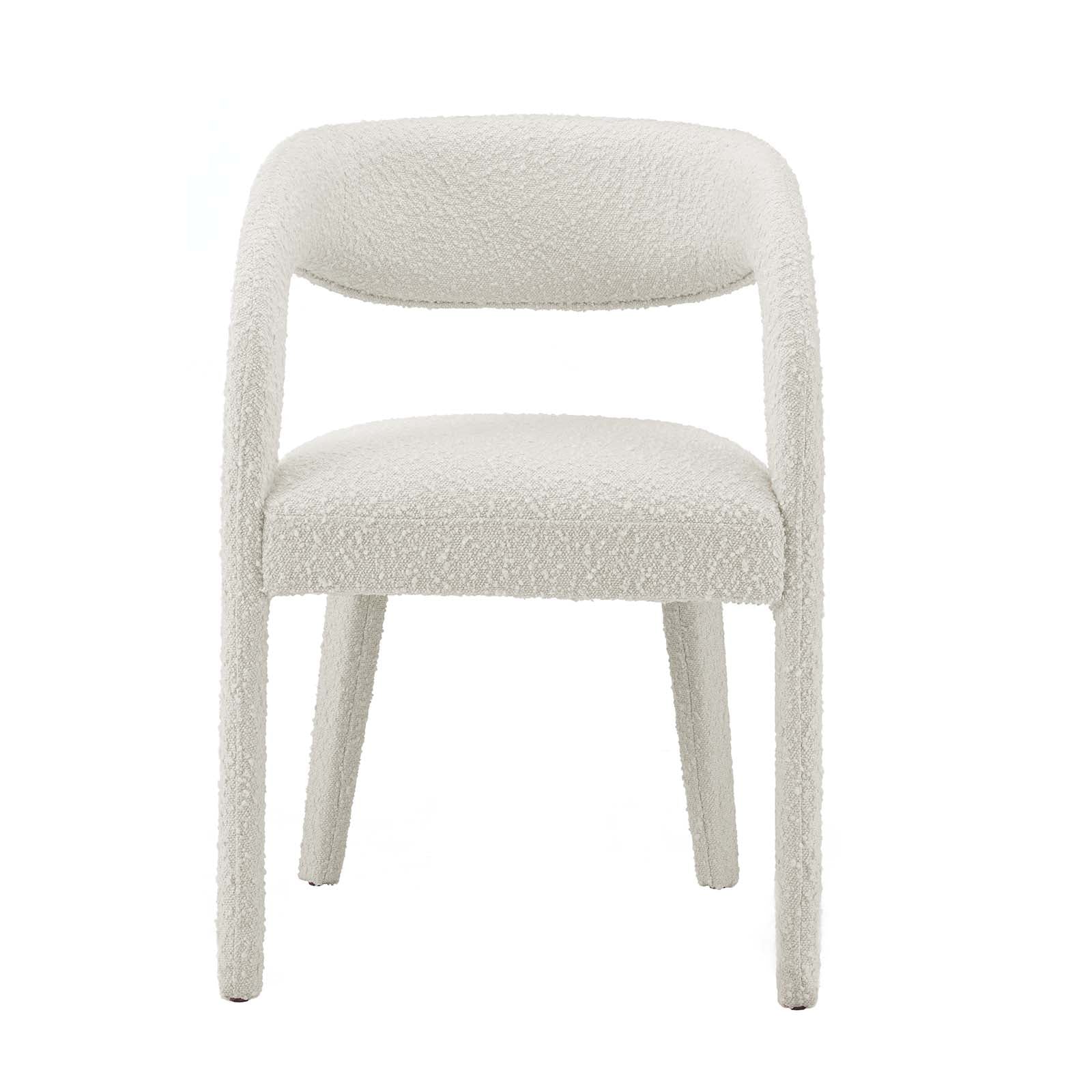 Pinnacle Boucle Upholstered Dining Chair Set of Two By Modway - EEI-6562 | Dining Chairs | Modway - 14