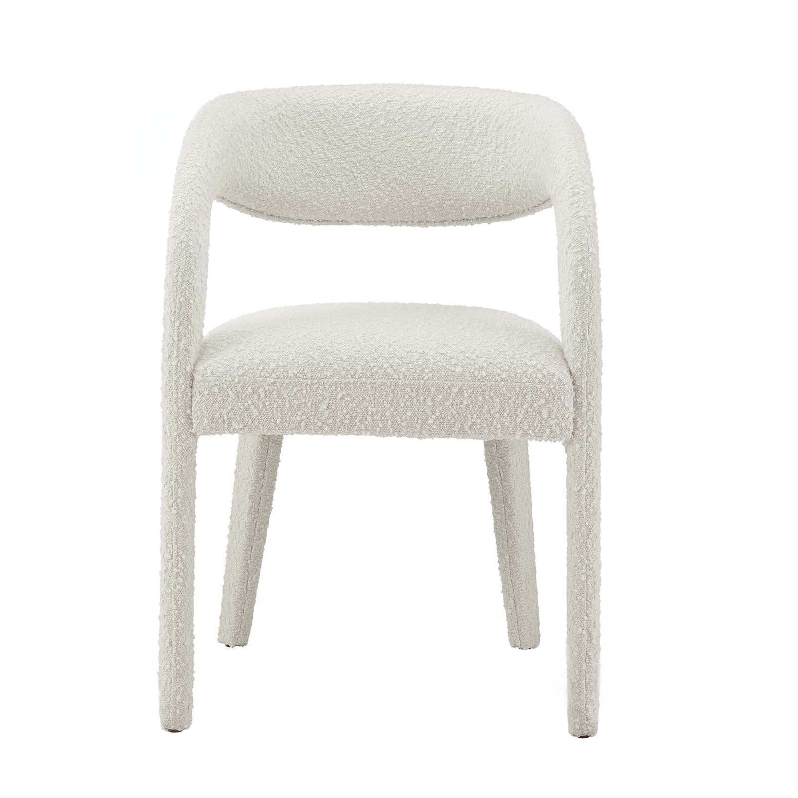 Pinnacle Boucle Upholstered Dining Chair Set of Two By Modway - EEI-6562 | Dining Chairs | Modishstore - 14