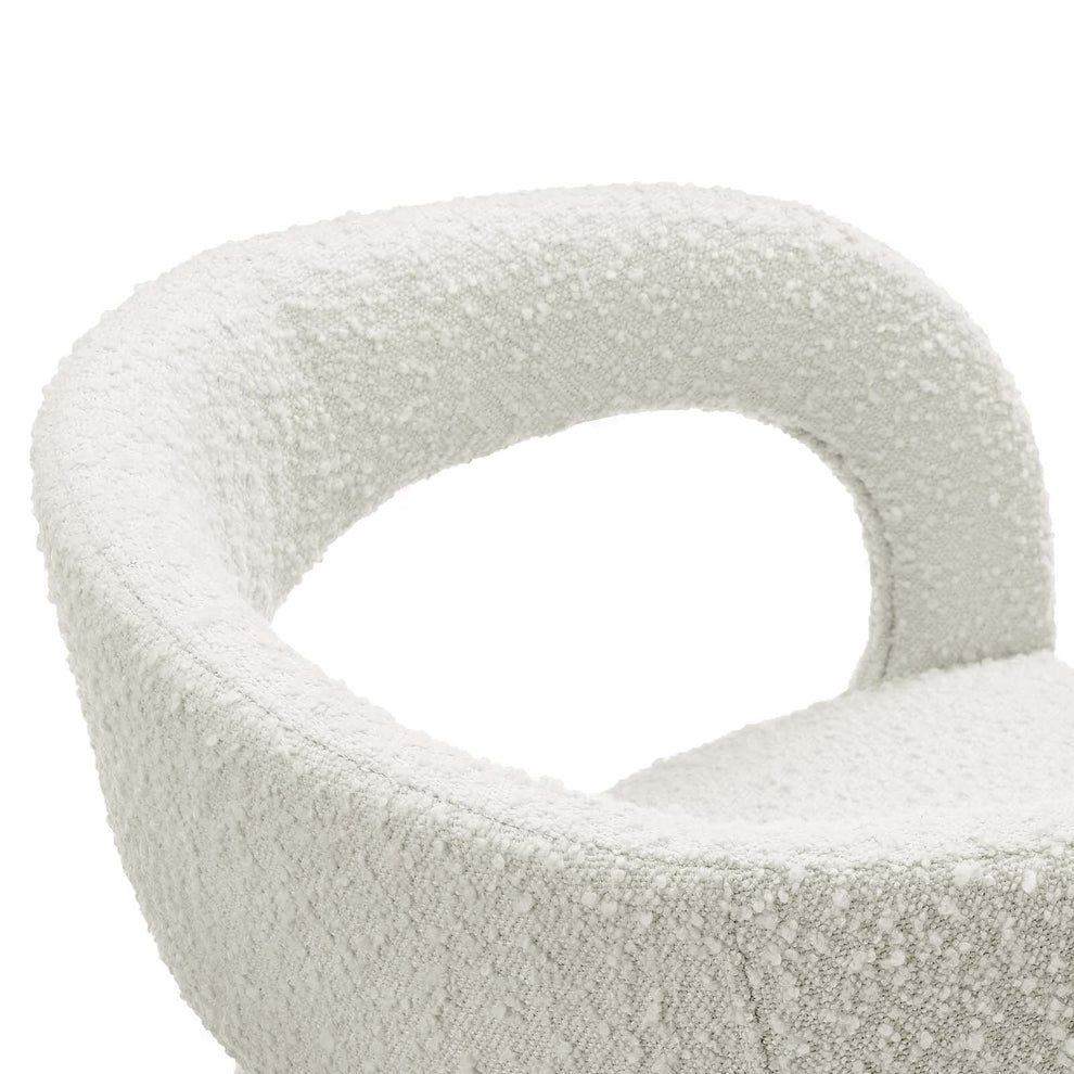 Pinnacle Boucle Upholstered Dining Chair Set of Two By Modway - EEI-6562 | Dining Chairs | Modishstore - 15