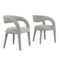 Pinnacle Boucle Upholstered Dining Chair Set of Two By Modway - EEI-6562 | Dining Chairs | Modishstore - 19