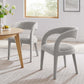 Pinnacle Boucle Upholstered Dining Chair Set of Two By Modway - EEI-6562 | Dining Chairs | Modway - 20