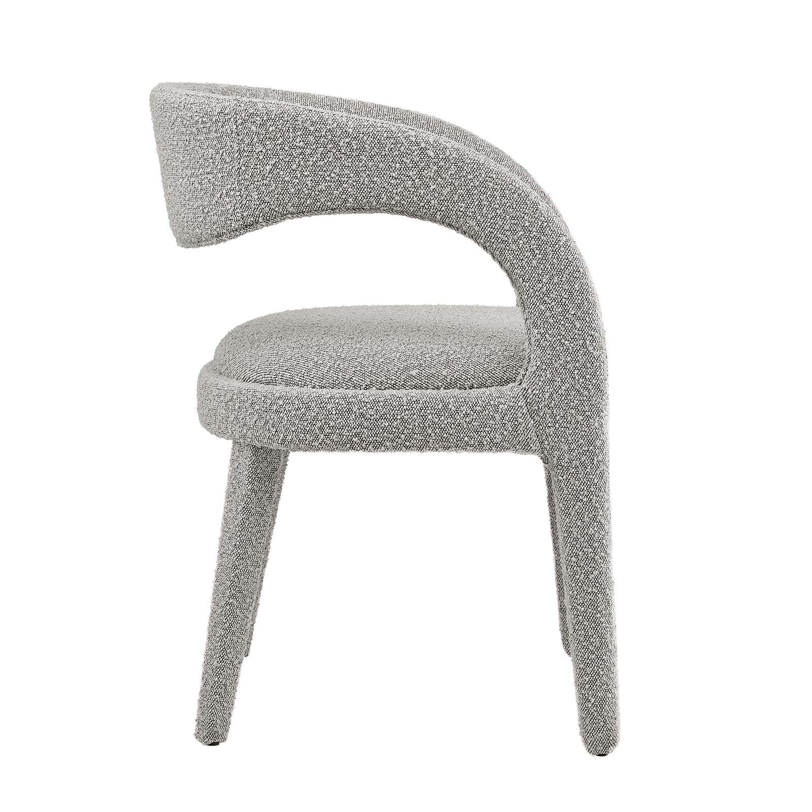 Pinnacle Boucle Upholstered Dining Chair Set of Two By Modway - EEI-6562 | Dining Chairs | Modishstore - 21